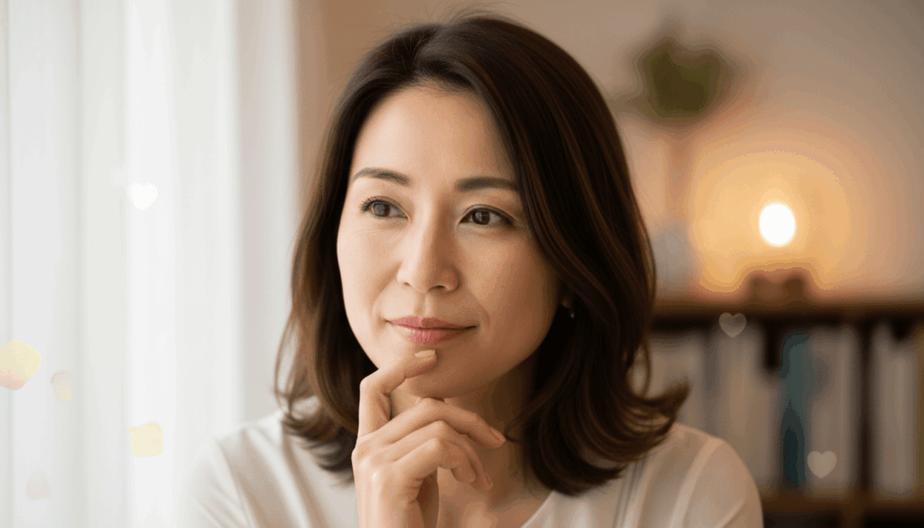 恋愛を楽しんでいる女性