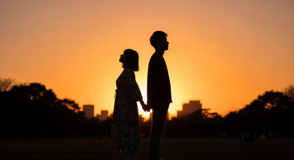 身長さのあるカップル