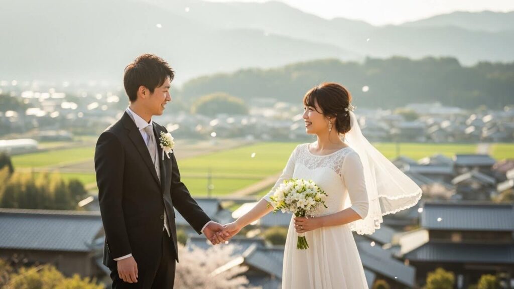 幼馴染と地元で結婚