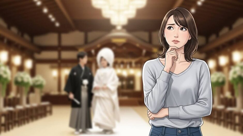 結婚の決めてに悩む女性