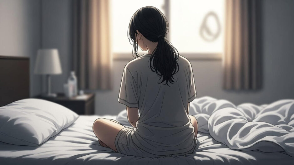 セルフプレジャーする女性